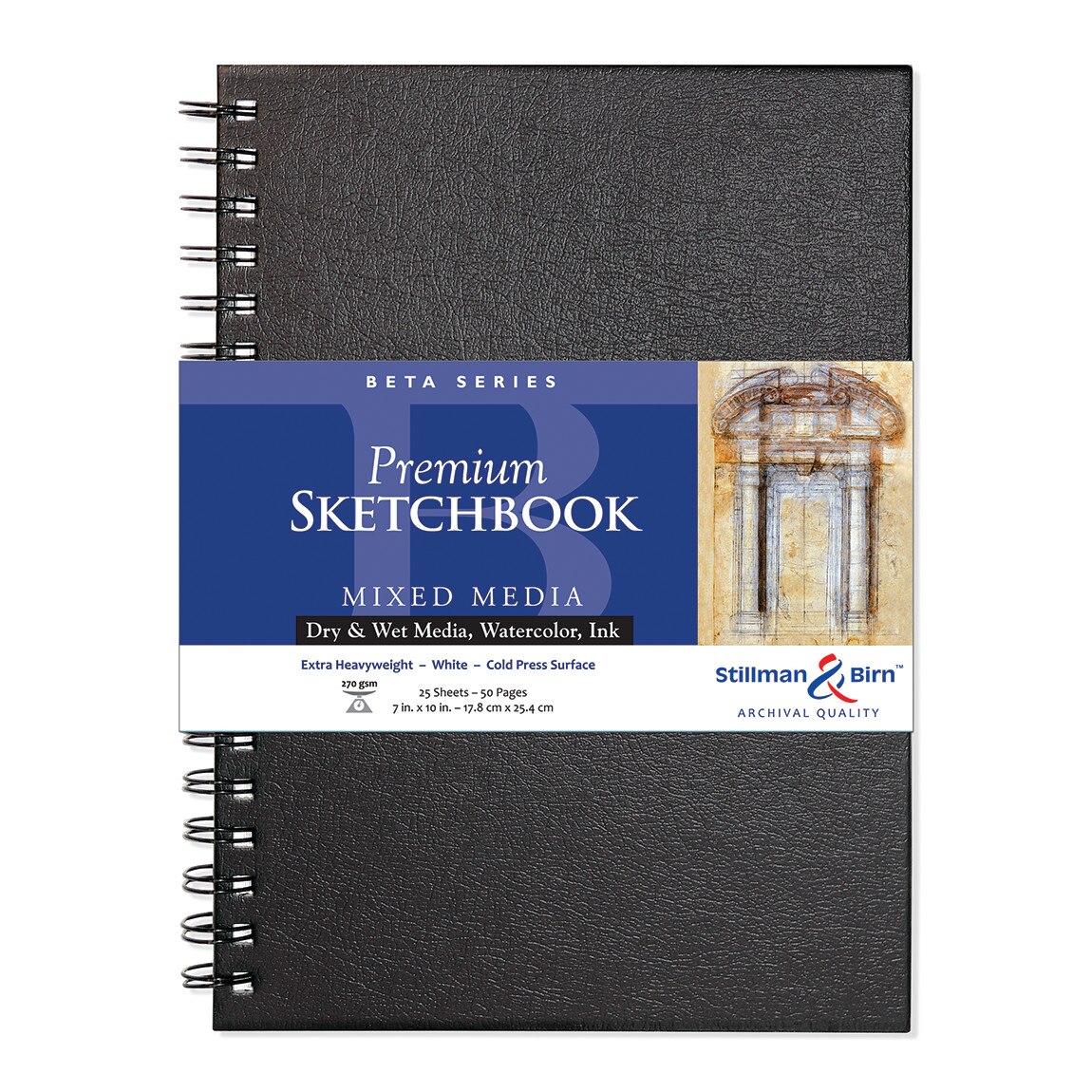 Stillman & Birn Beta Series Premium Wire-Bound Sketchbook, 7" x 10"