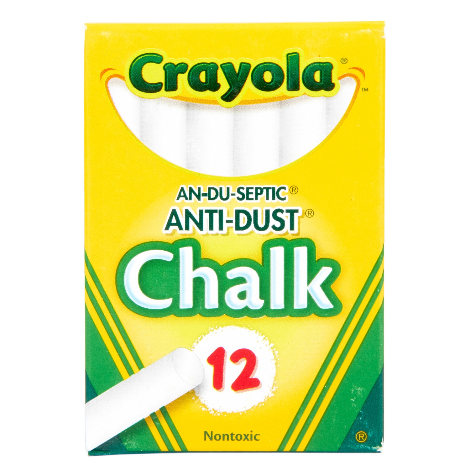 Crayola Anti Dust Chalk Wht