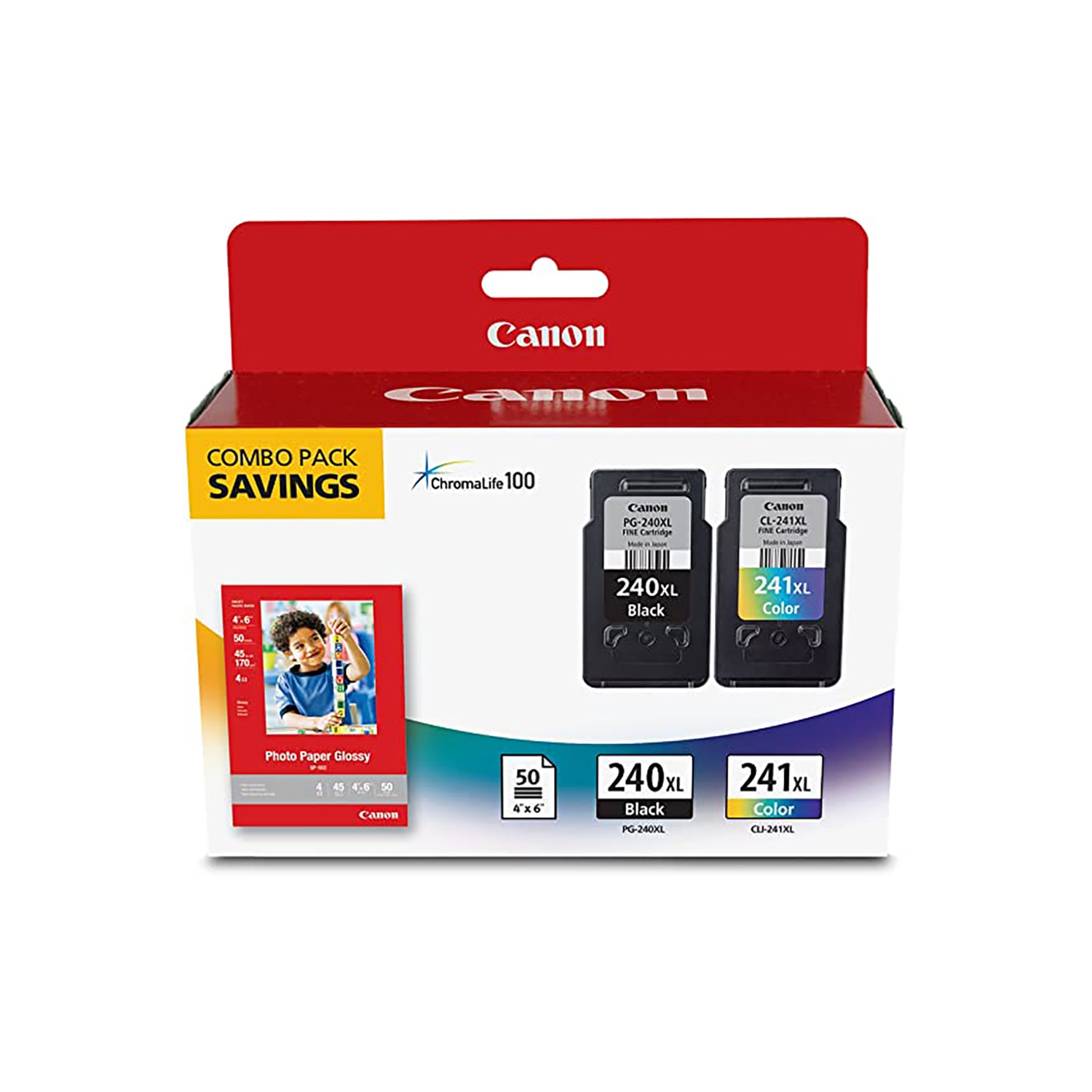 Canon PG-240XL / CL-241XL Original Ink Cartridge - Black, Color