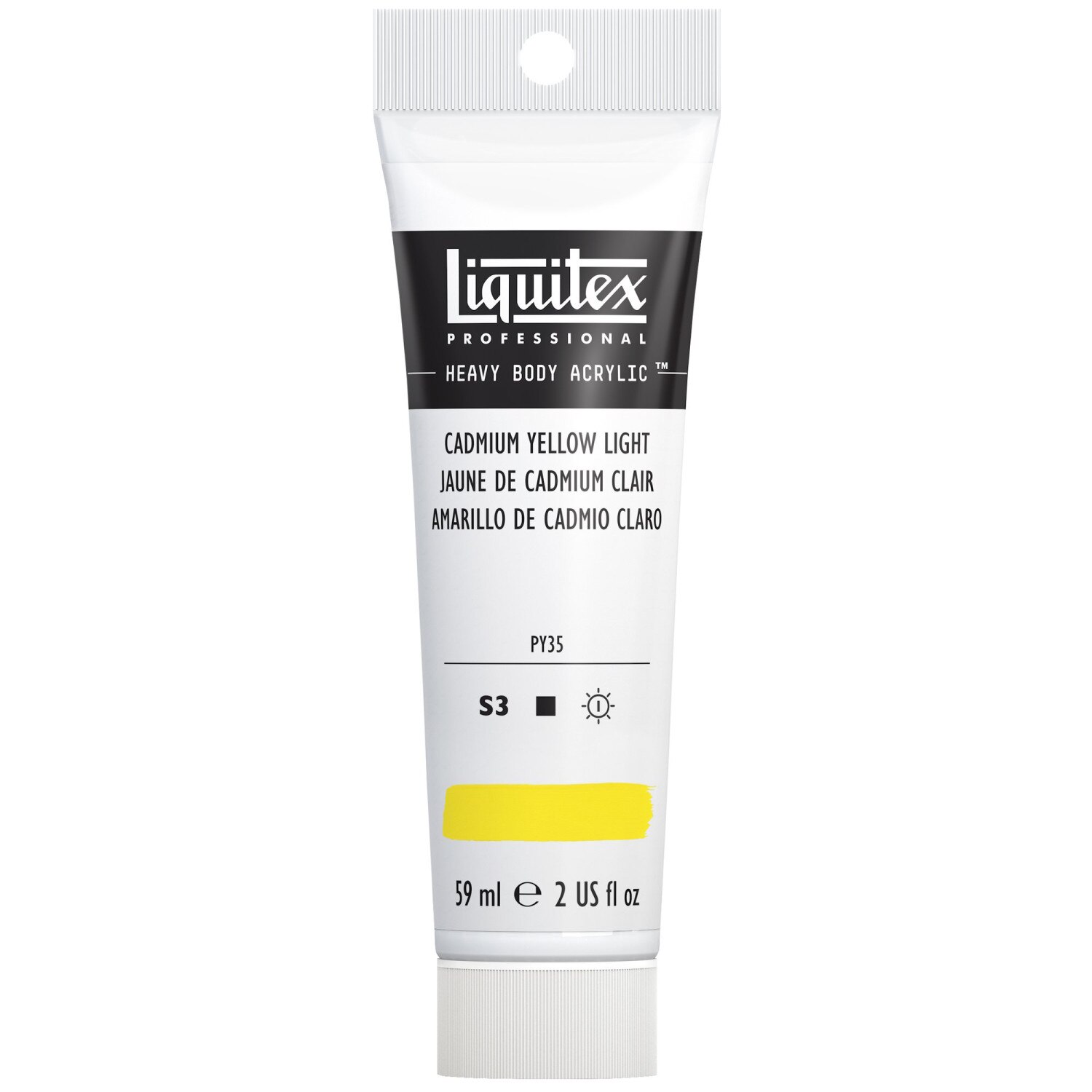 Liquitex Professional Heavy Body Acrylic Color, 2 oz., Cadmium Yellow Light