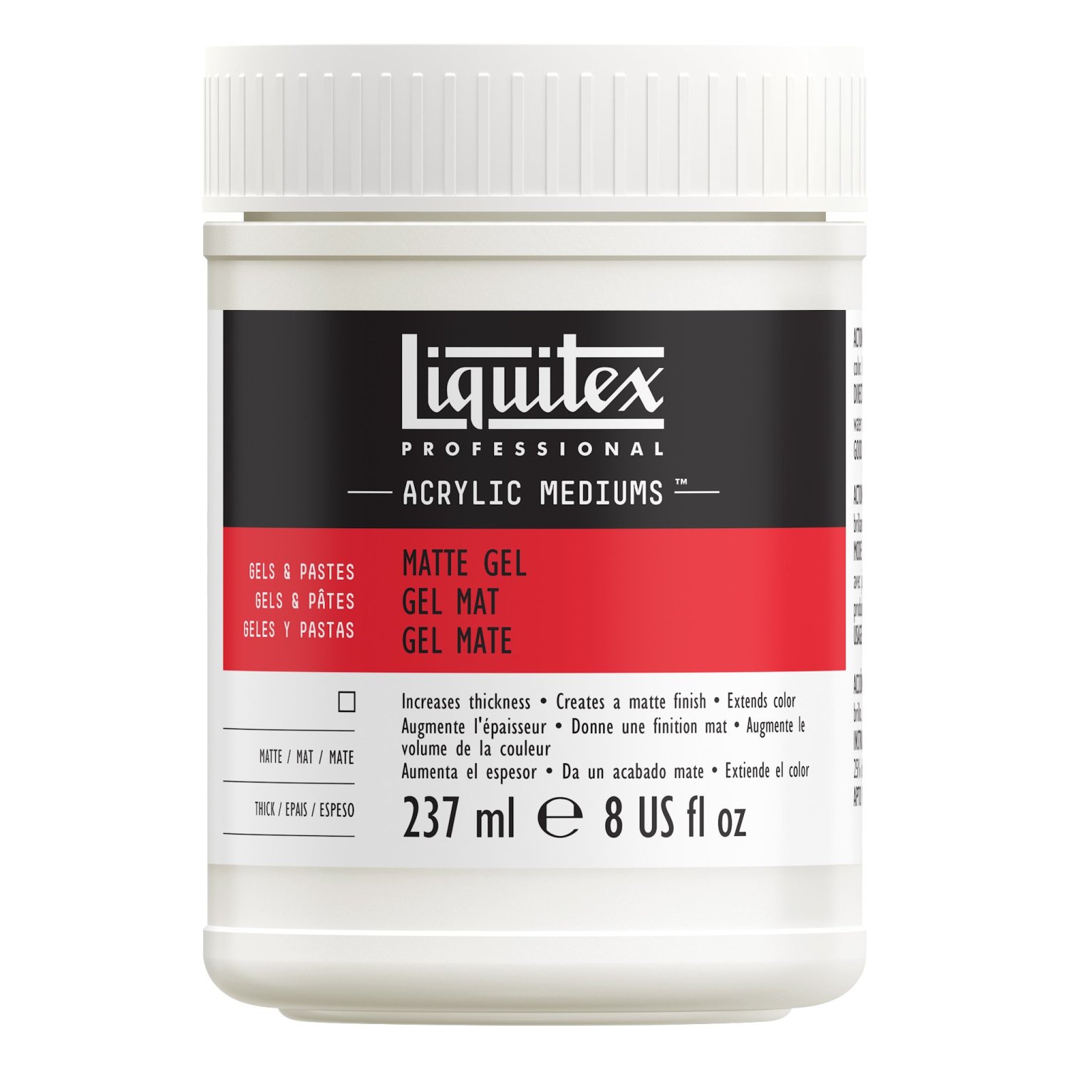 Liquitex Matte Gel Medium, 8 oz.