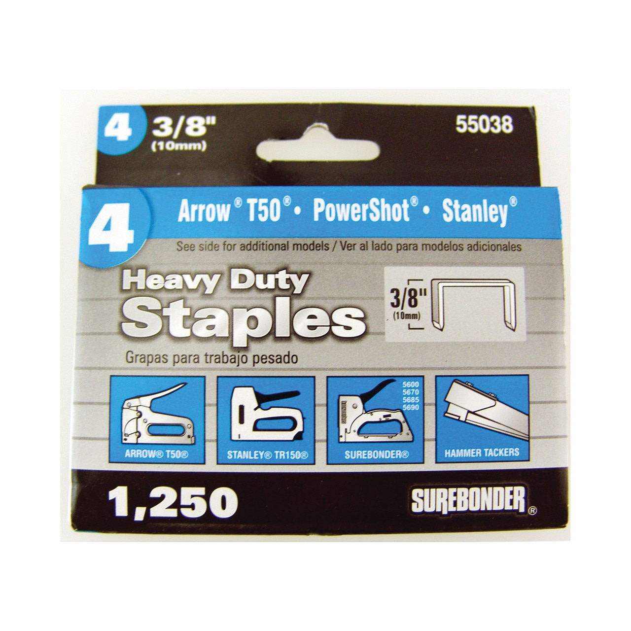 FPC Corporation Heavy-Duty Staples, 3/8"