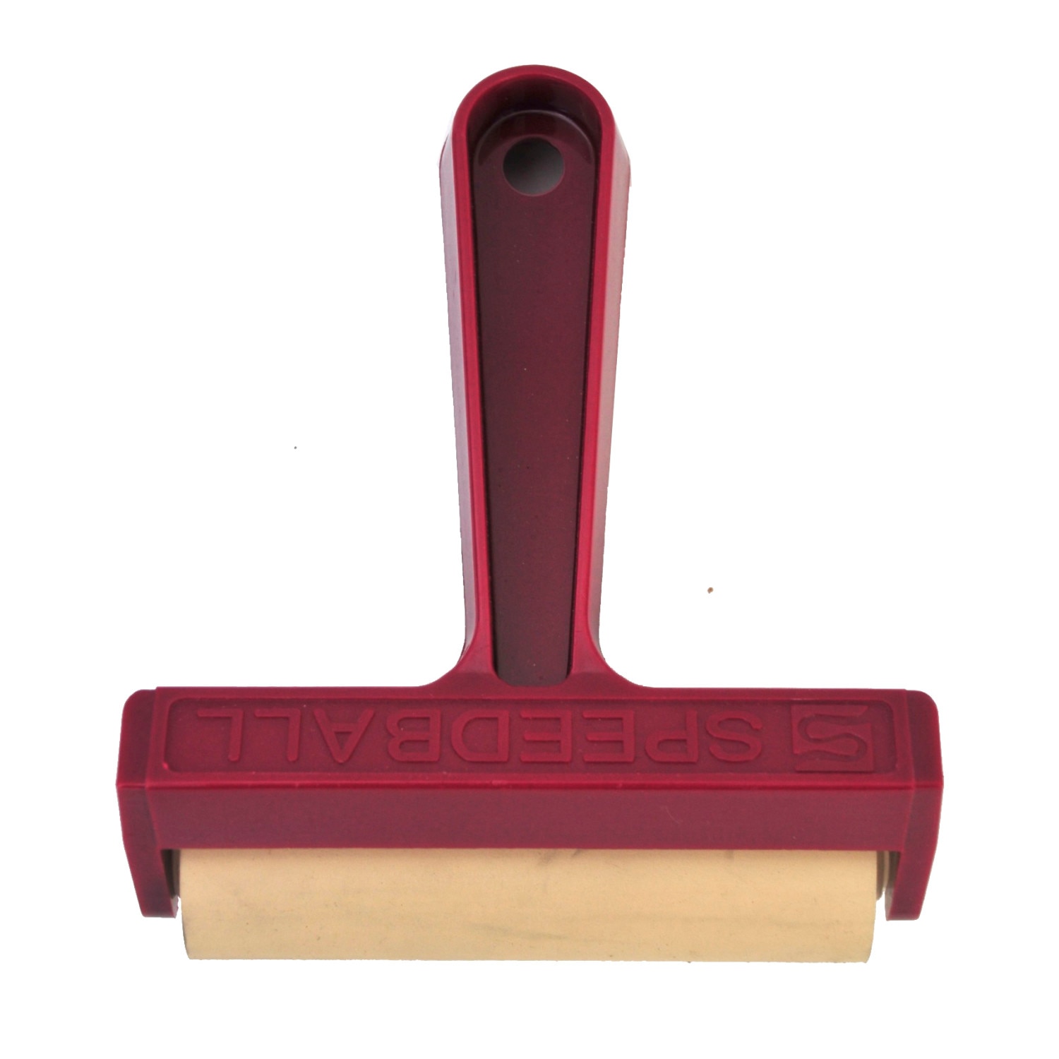 Speedball 4in Brayer with Pop-In Roller, Soft Rubber