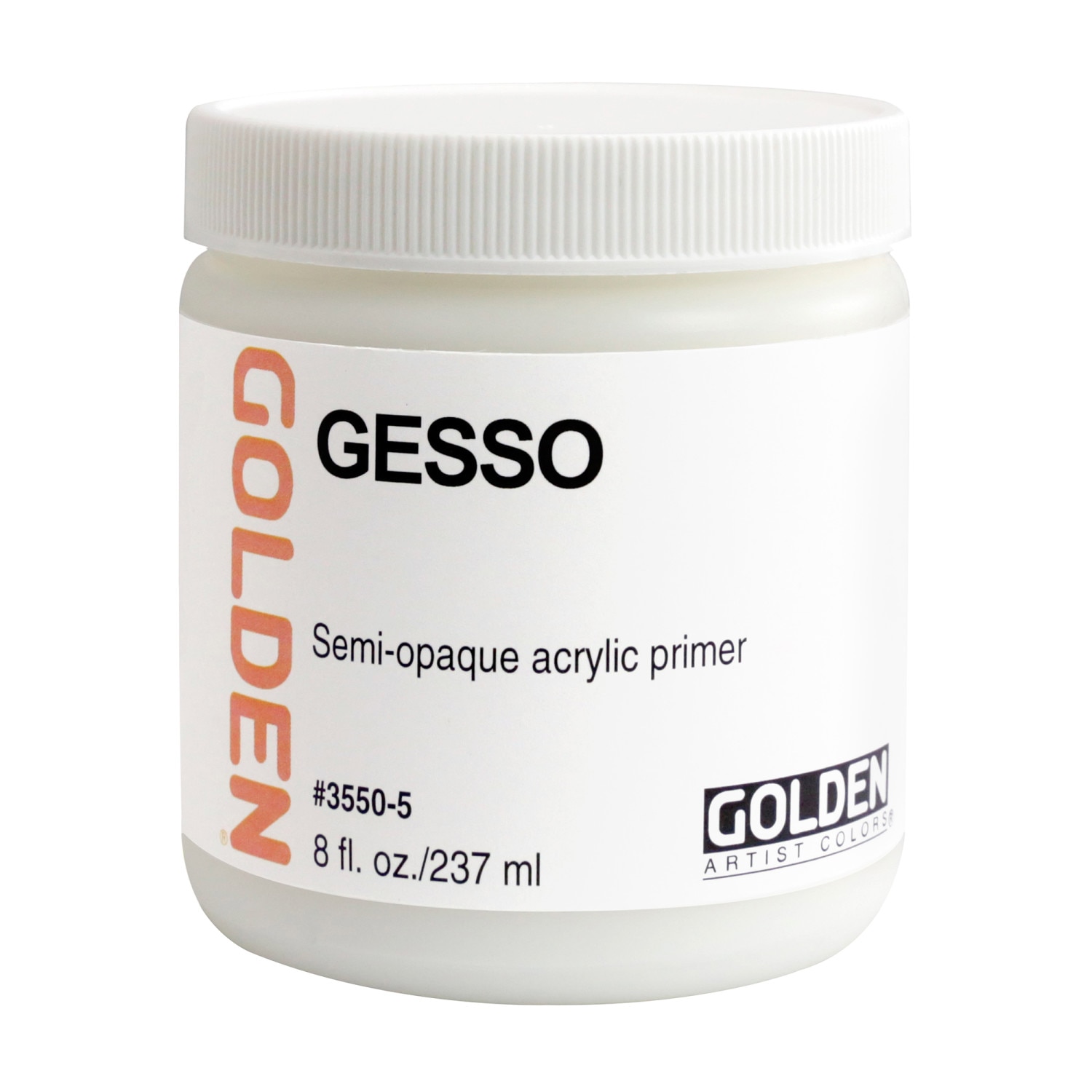 Golden(R) Gesso, White, 8oz.