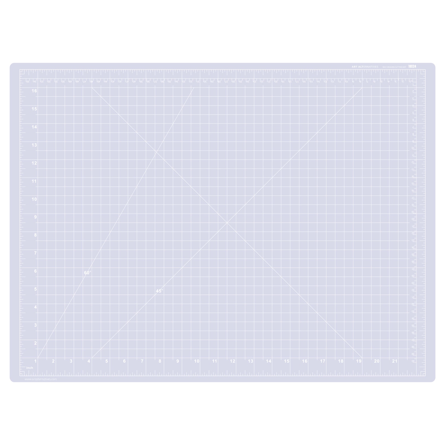 Art Alternatives Self-Healing Cutting Mat, 18" x 24", Clear