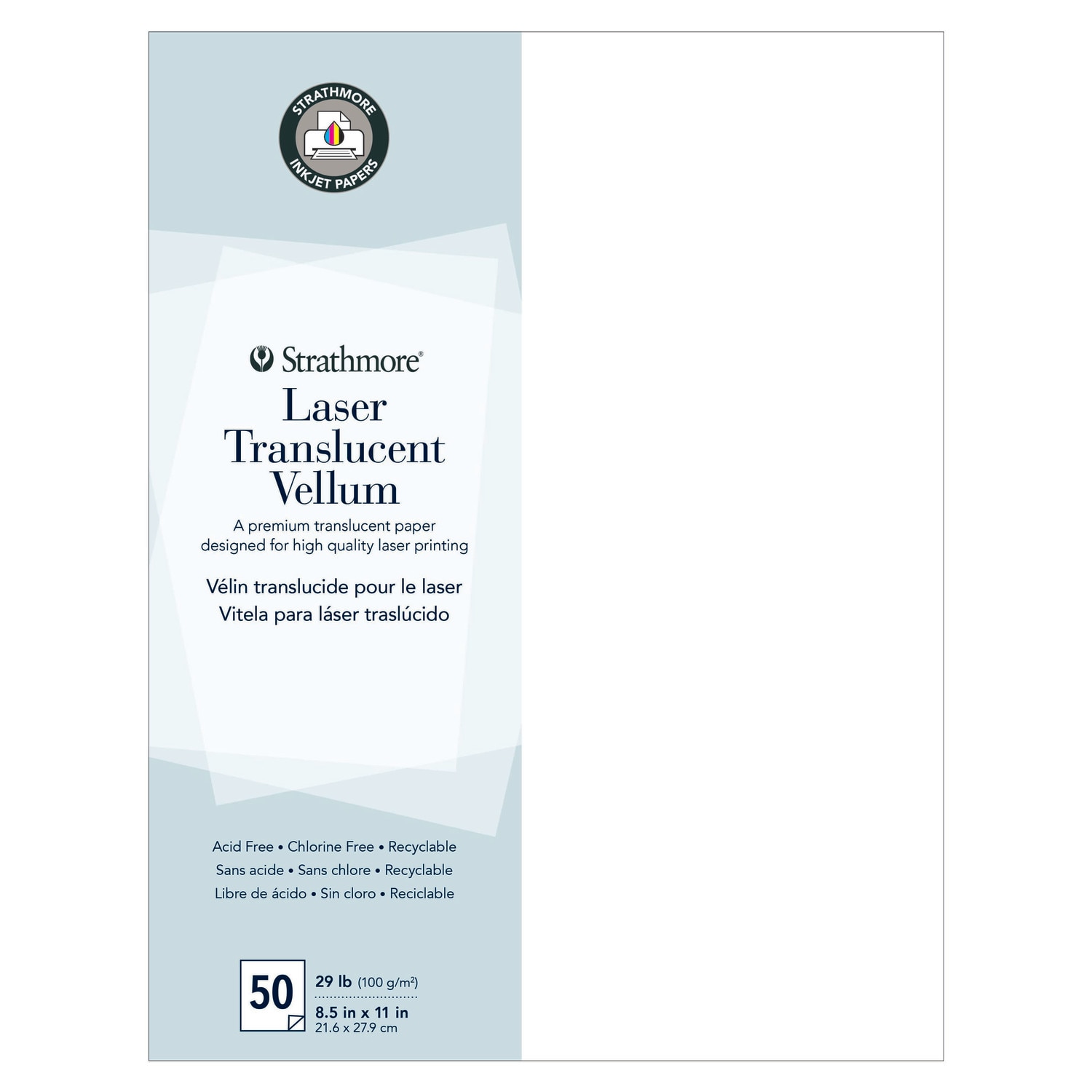 Translucent Vellum 50 Sheets