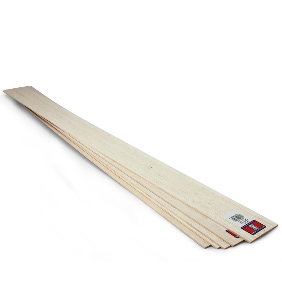 Midwest Balsa Wood Sheet, 36" x 1/8" x 3"