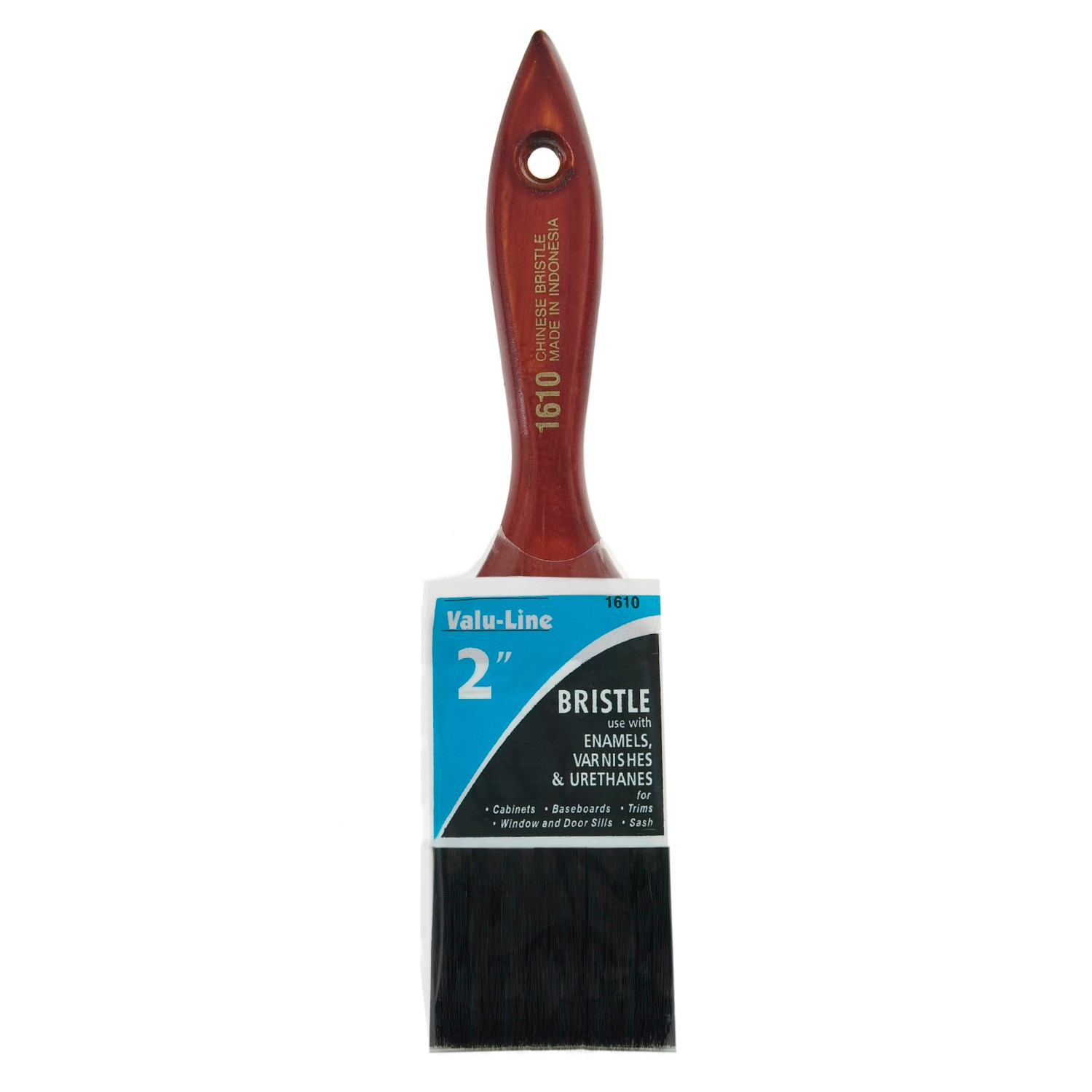 Linzer Brush Varnish & Chip Brush, Black Bristle, 2"