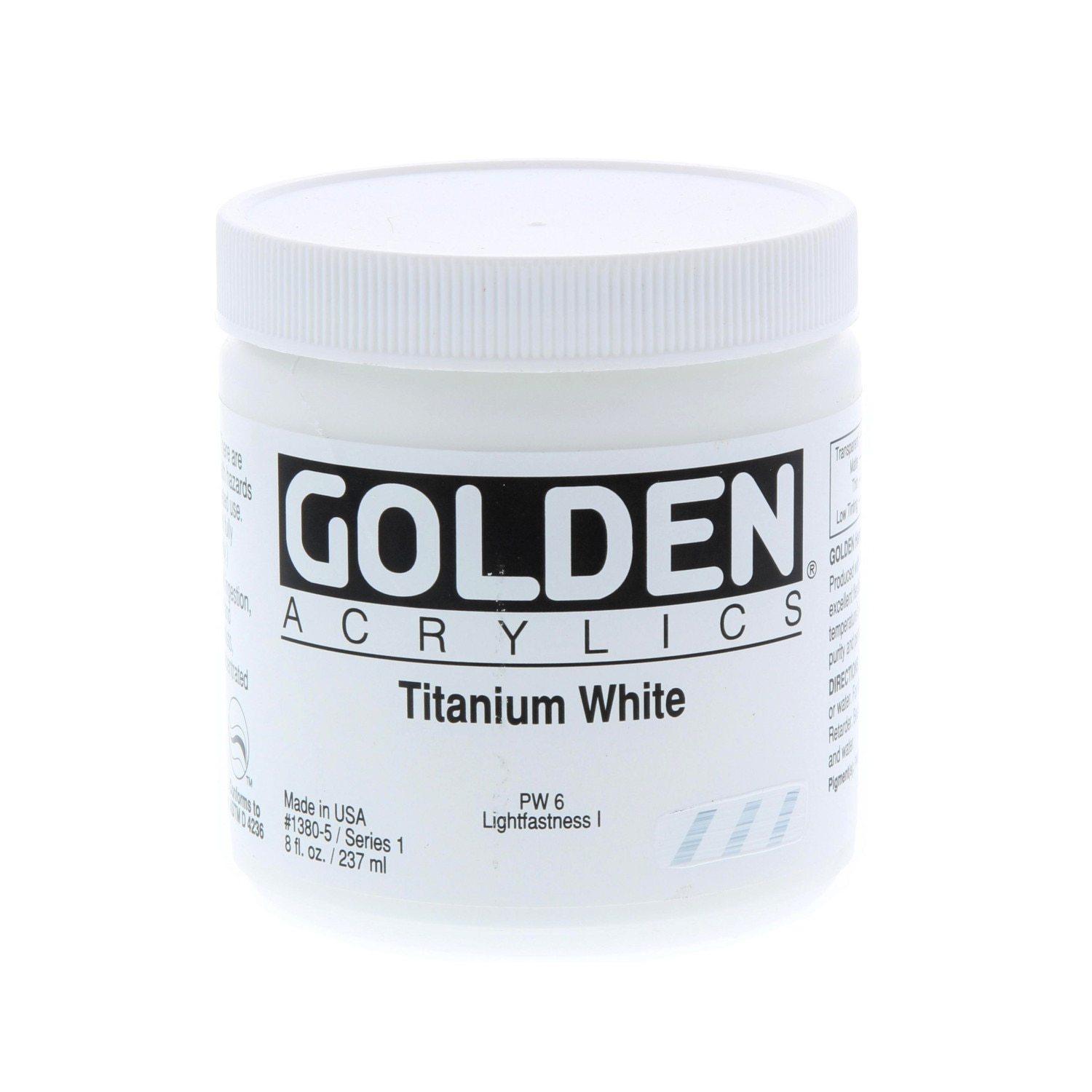 Hb Acr Titanium White 8Oz