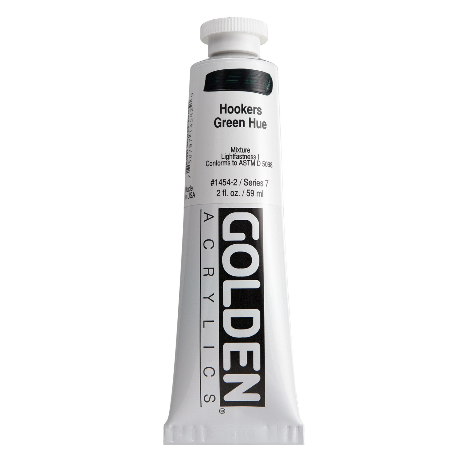 Golden(R) Heavy Body Acrylic, 2 oz., Hookers Green Hue