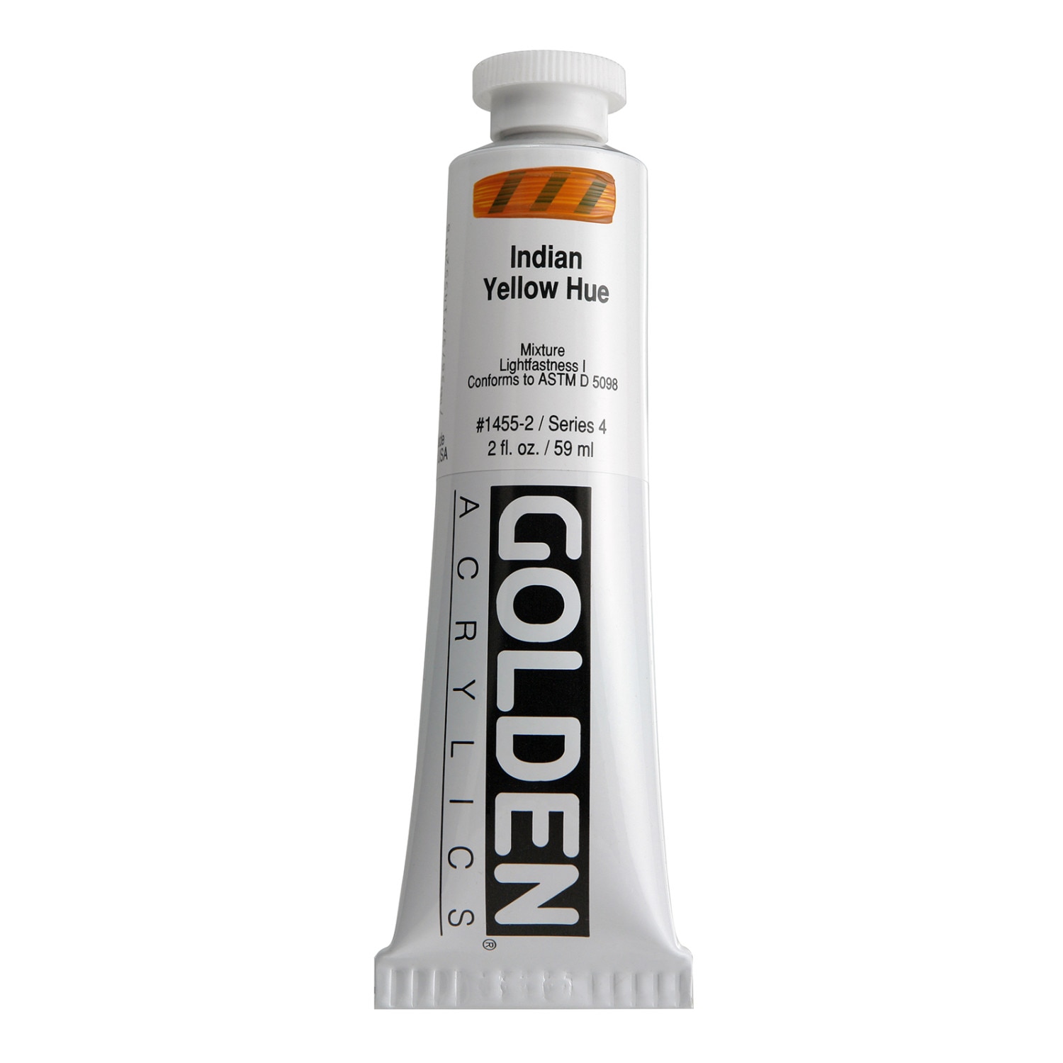 Golden(R) Heavy Body Acrylic, 2 oz., Indian Yellow Hue