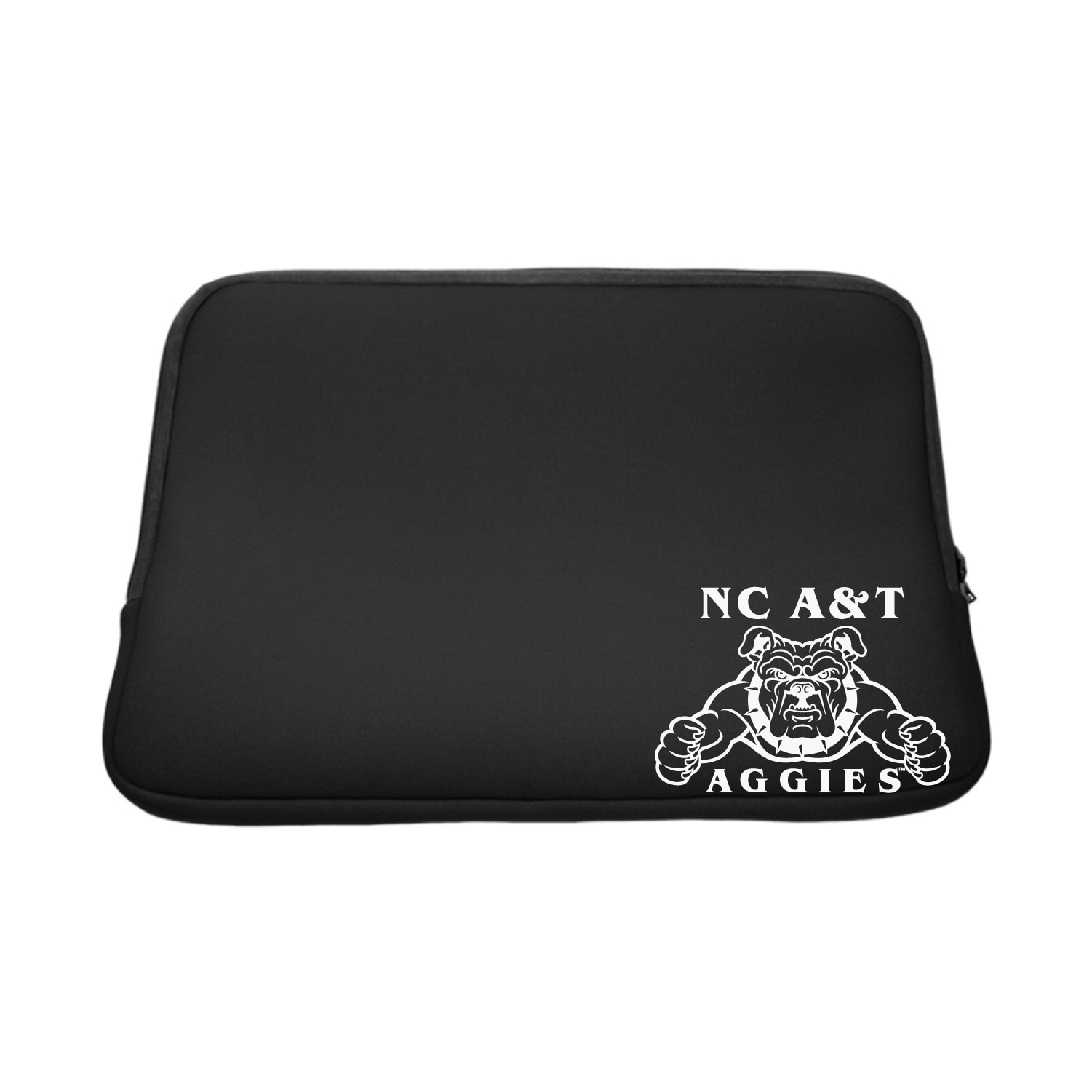 North Carolina A&T State University - Black Laptop Sleeve, Classic V1 - 15"