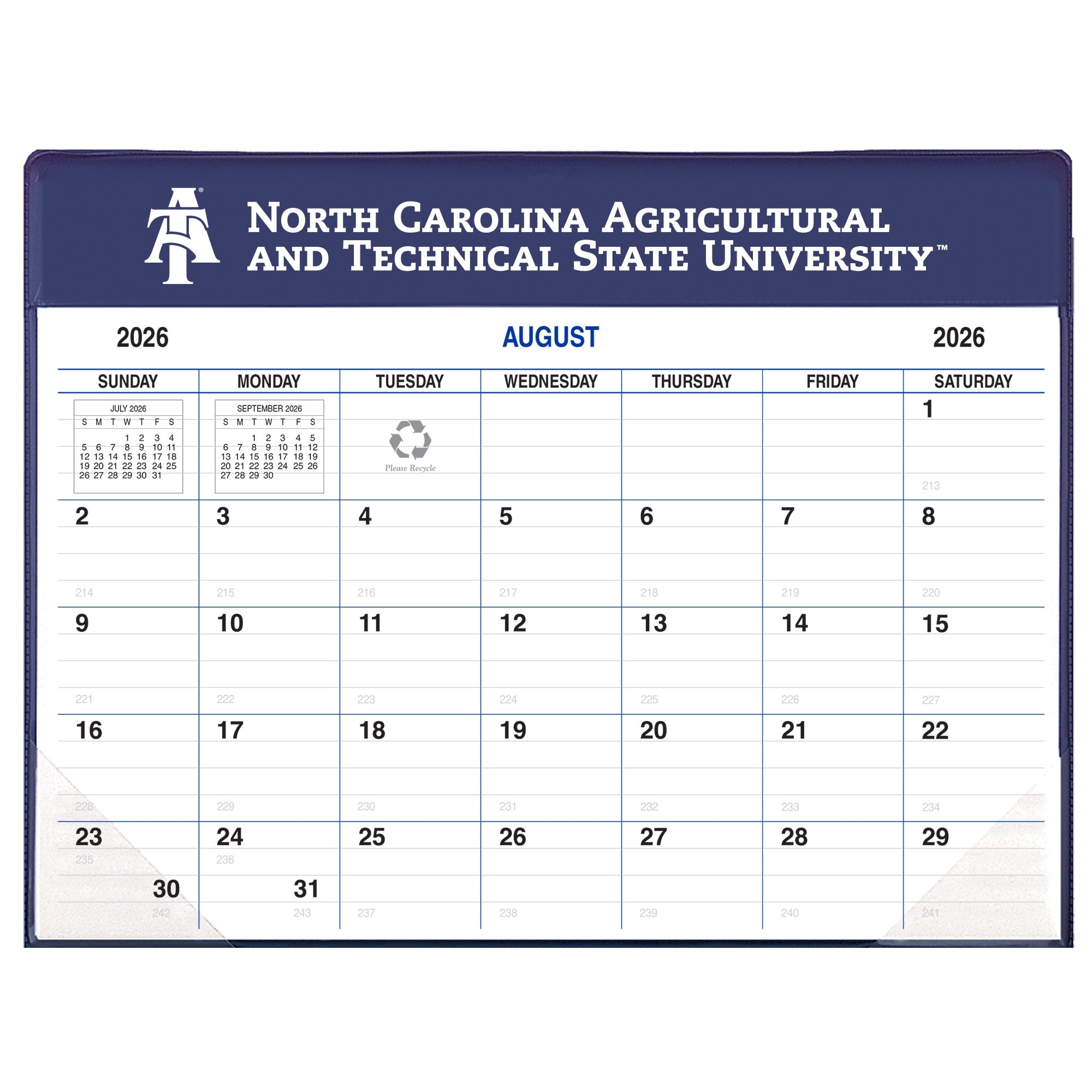 Payne '26-'27 Imprinted Academic Calendar Pad