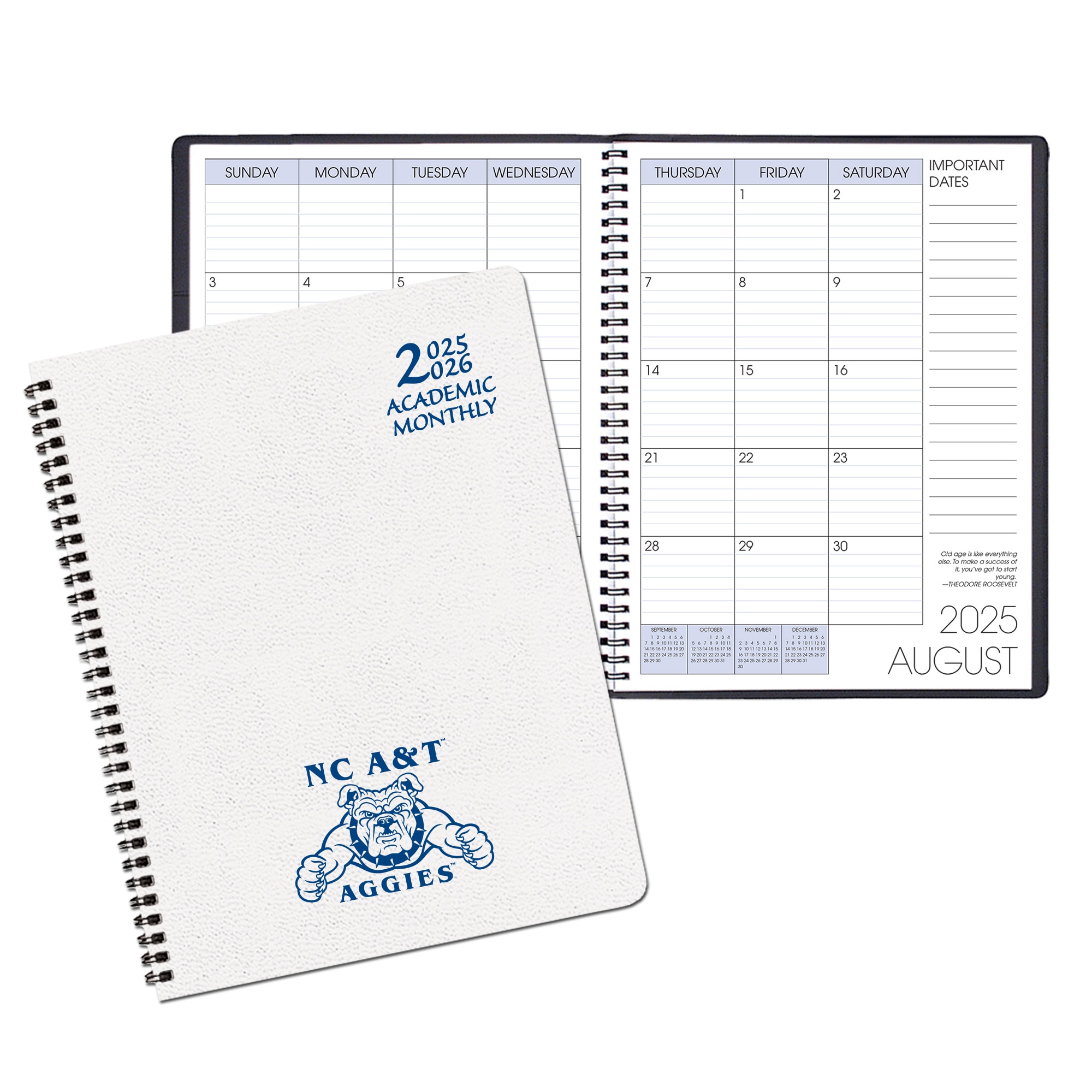Payne 25-26 Imprinted Academic Monthly Planner 8.5"x11"