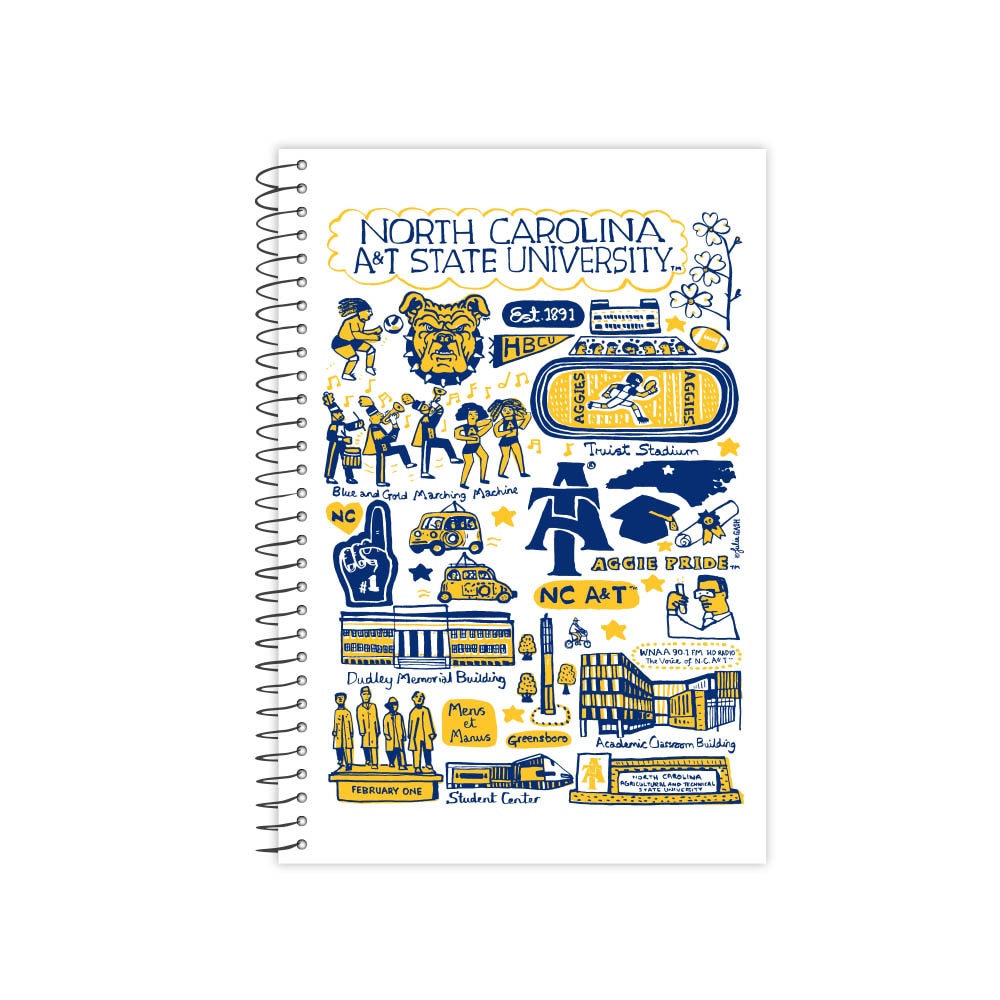 Emblematic Julia Gash One Subject College Ruled Journal