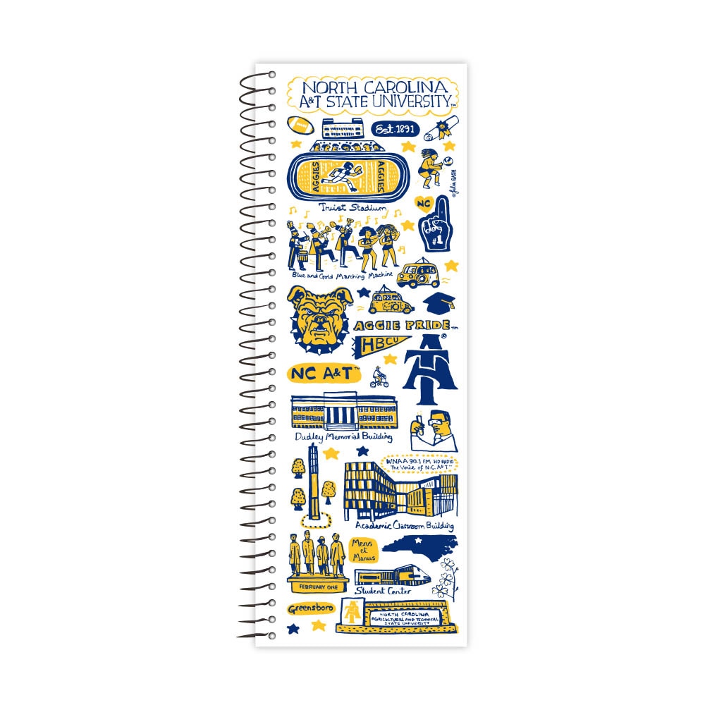 Emblematic Julia Gash Tall Tales College Ruled Notebook