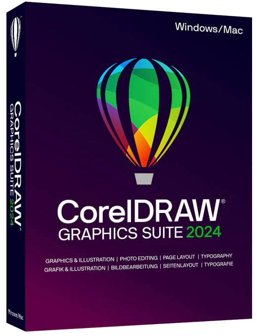 Corel CorelDRAW Graphics Suite 2021 for WINDOWS (DVD) (When Purchased w/MS Office or Own Office)