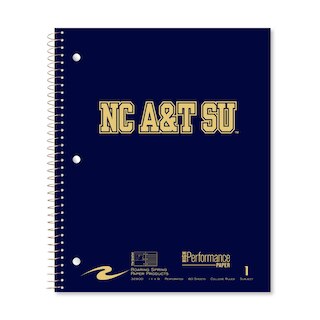 Roaring Premium 1 Subject Notebook 8.5x11 College Ruled  20lb Paper Saranac Cover with Foil