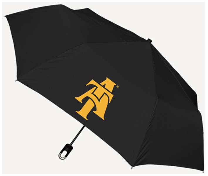 Storm Clip Mini Folding Emblematic Solid Umbrella 42" Coverage