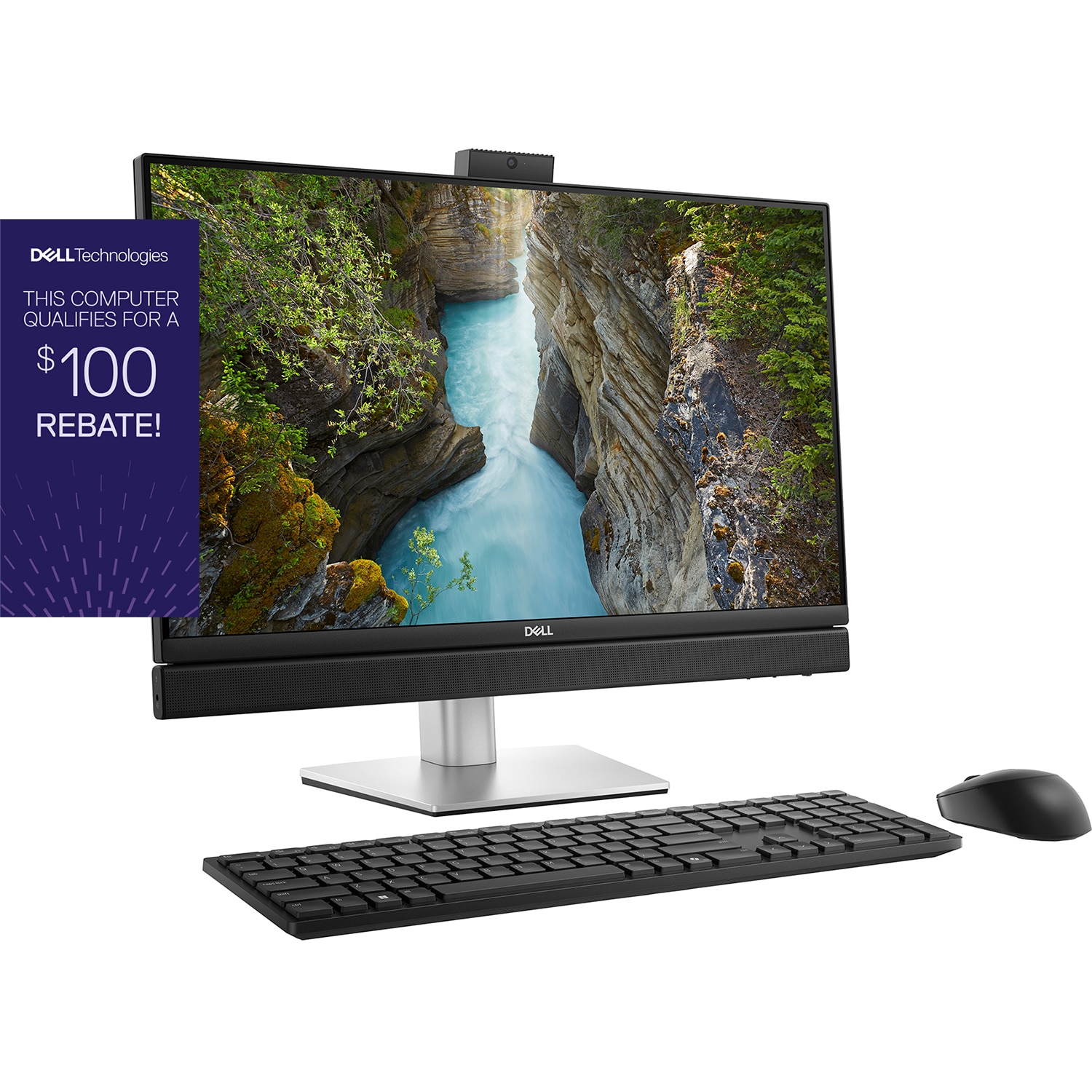 Dell Pro 24 inch All-in-One Plus Desktop Black