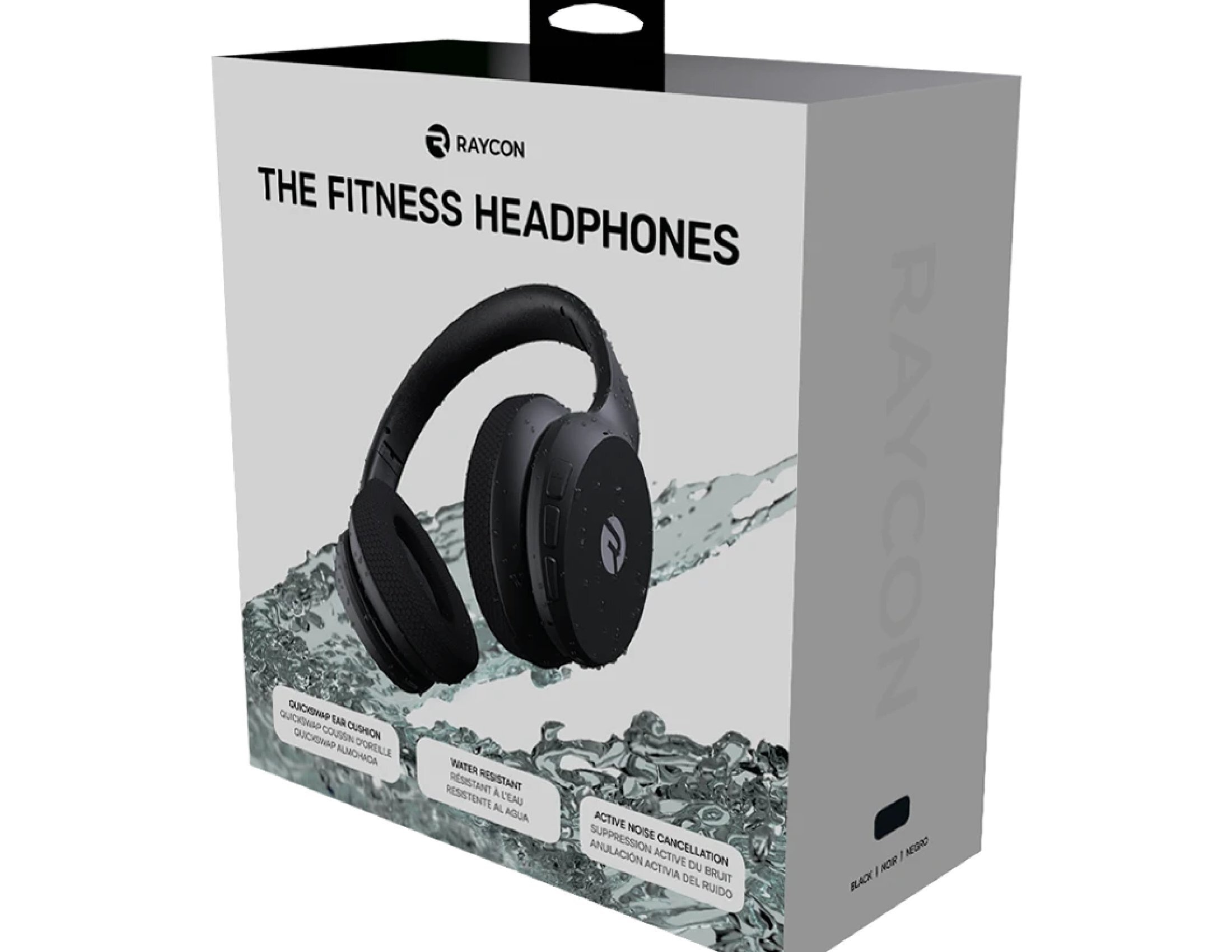 Raycon Fitness Wireless Over-Ear-Headphones- Black