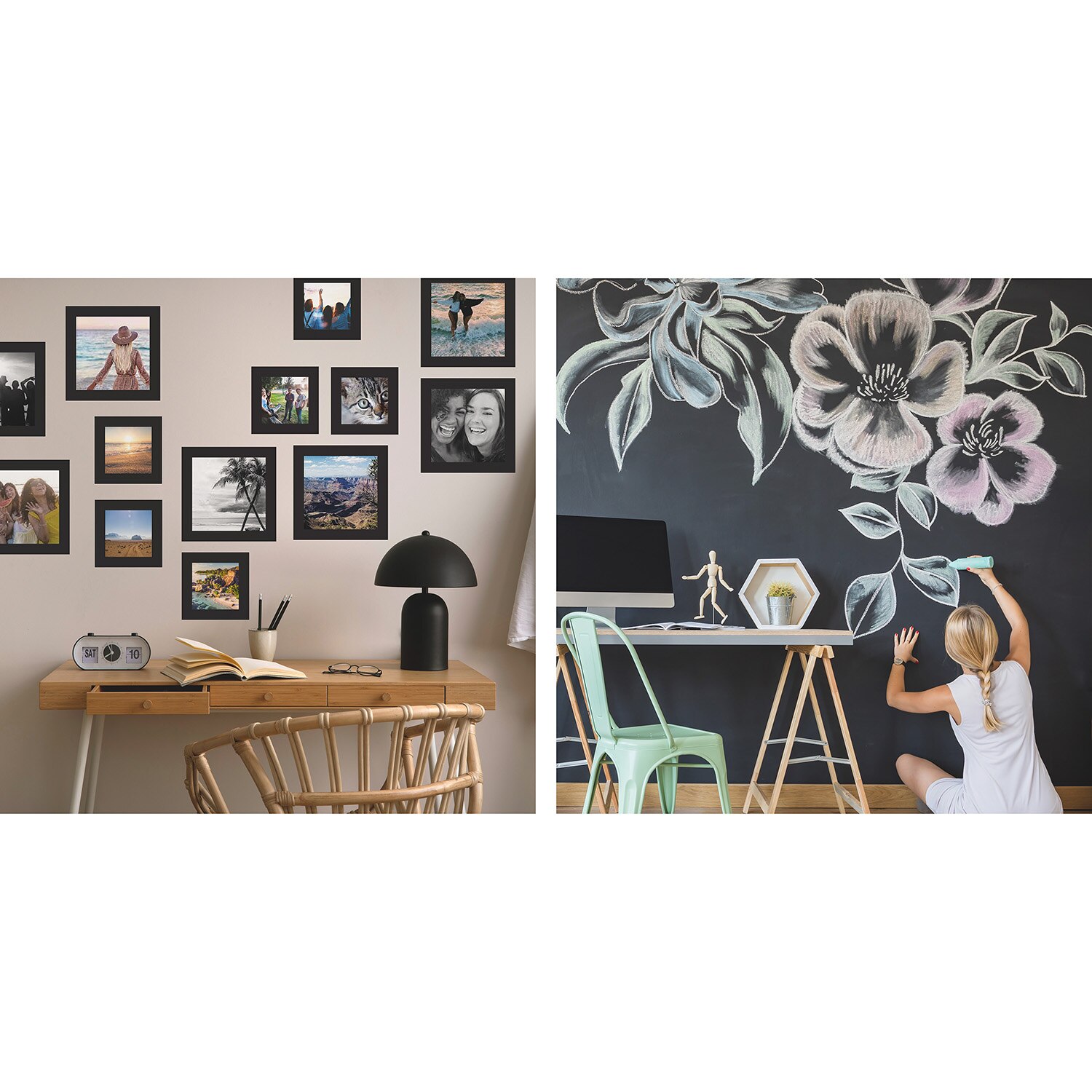 Roommates Black Wall Decor Bundle