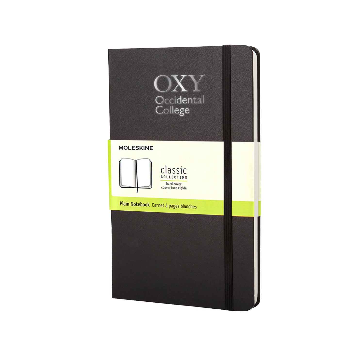 Moleskine Plain Black Pocket Journal School Name Foil