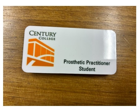 Prosthetic Practitioner Student Name Tag
