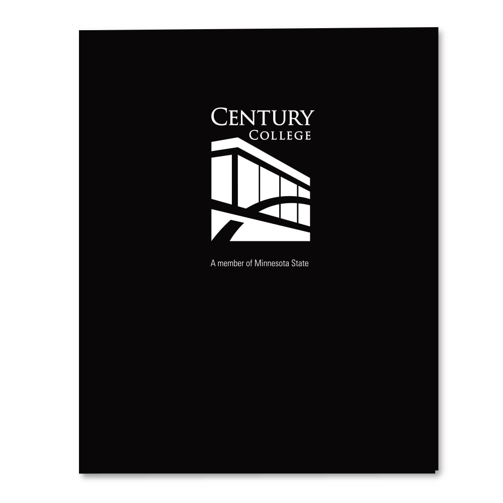 Roaring Twin Pocket Laminated Foil Portfolio 11 x 8.36