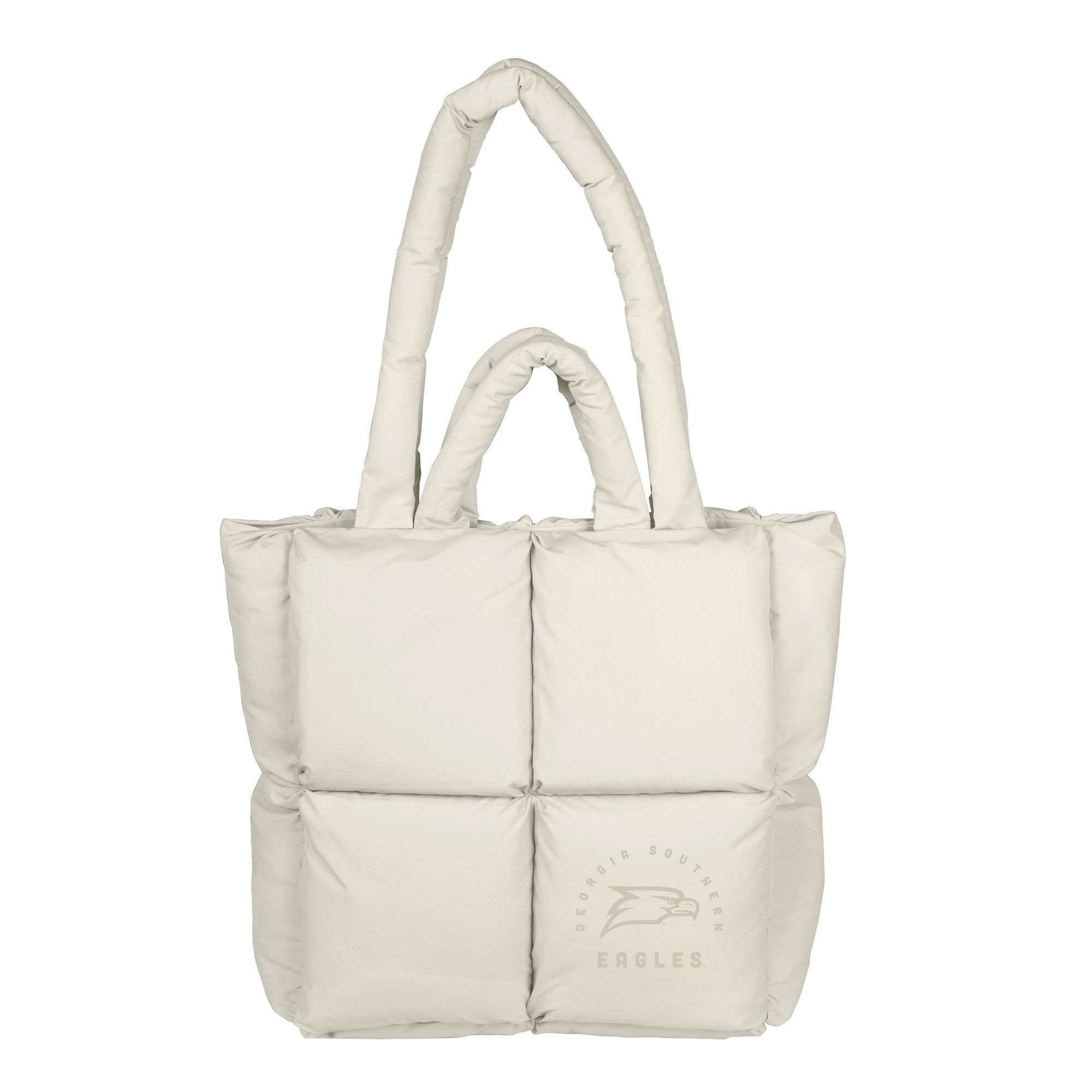 Georgia Southern Eagles Puff Tote- Sand
