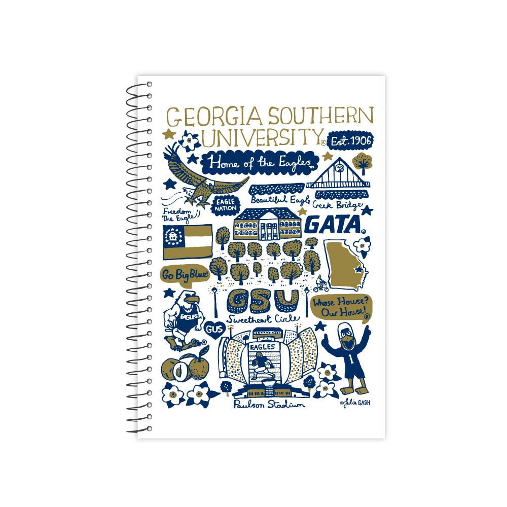 Emblematic Julia Gash One Subject College Ruled Journal