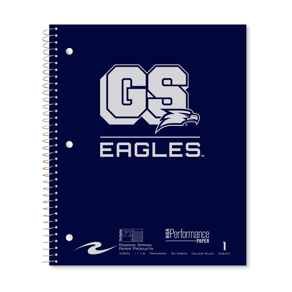 Roaring Premium 1 Subject Notebook, 8.5x11 College Ruled 20lb Paper, Pressboard Foil Cover