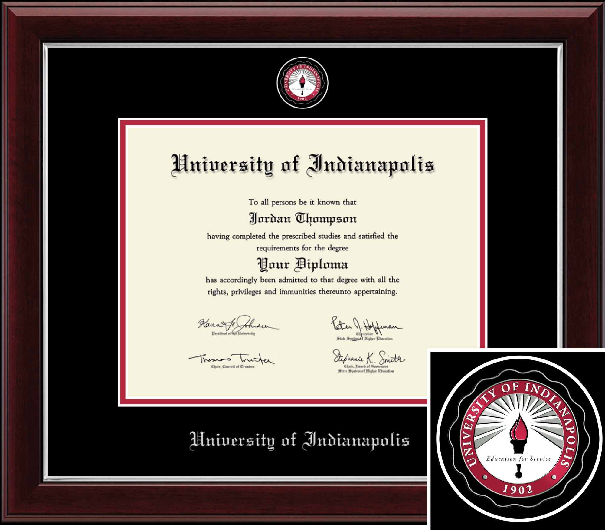 Church Hill Classics Masterpiece 8.5x11 Cherry Diploma Frame