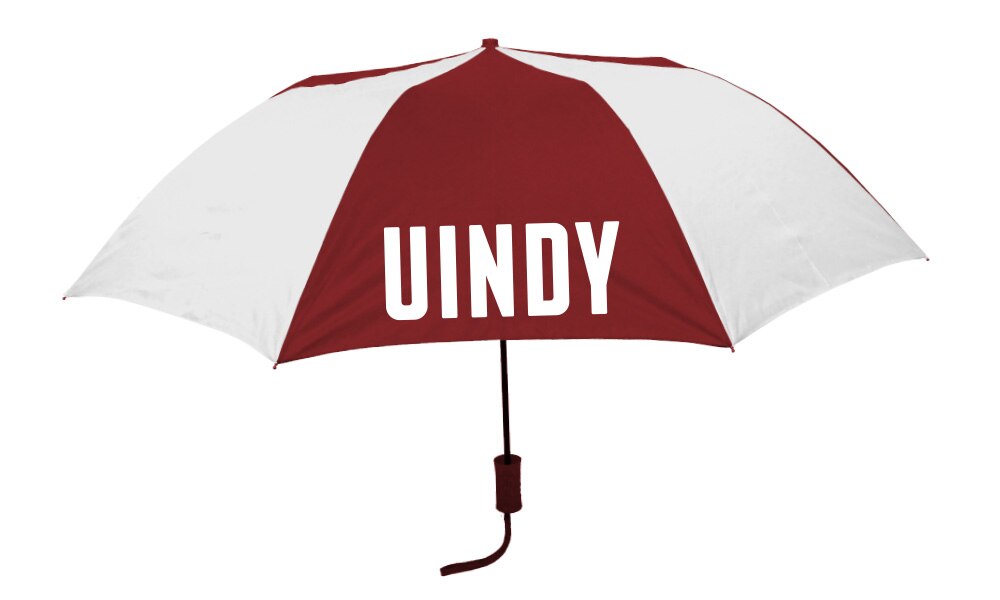 "The Sport" 2-Tone Emblematic Umbrella Automatic Folding 48" Coverage