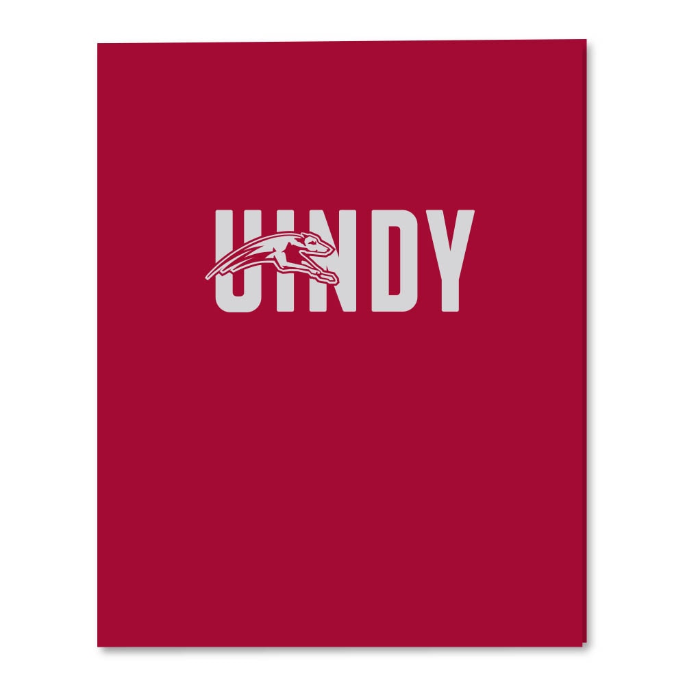Roaring Twin Pocket Laminated Foil Portfolio 11 x 8.36