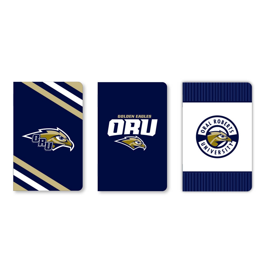 Set of 3 School Spirit Pocket Sized Mini Notebooks