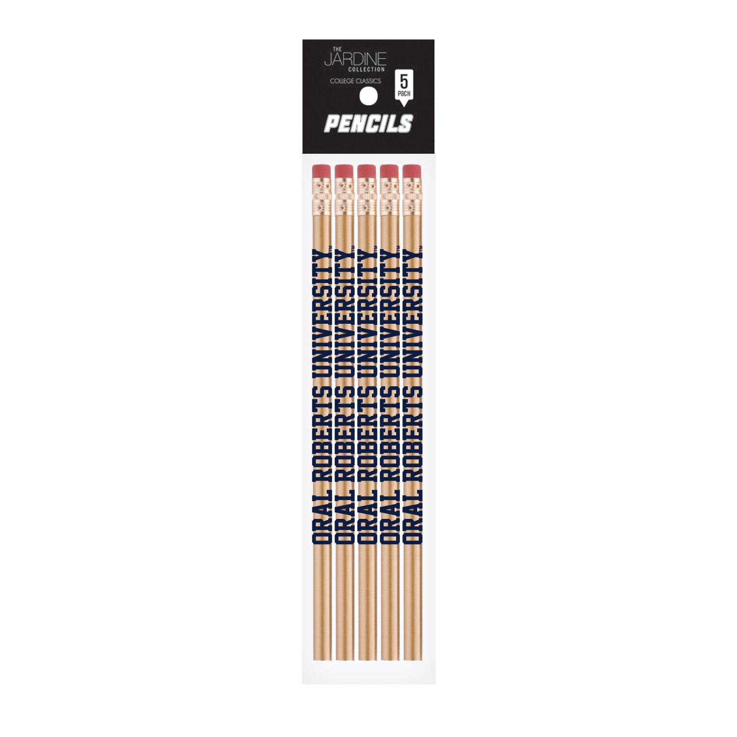 Emblematic Pencil 5pk School Name