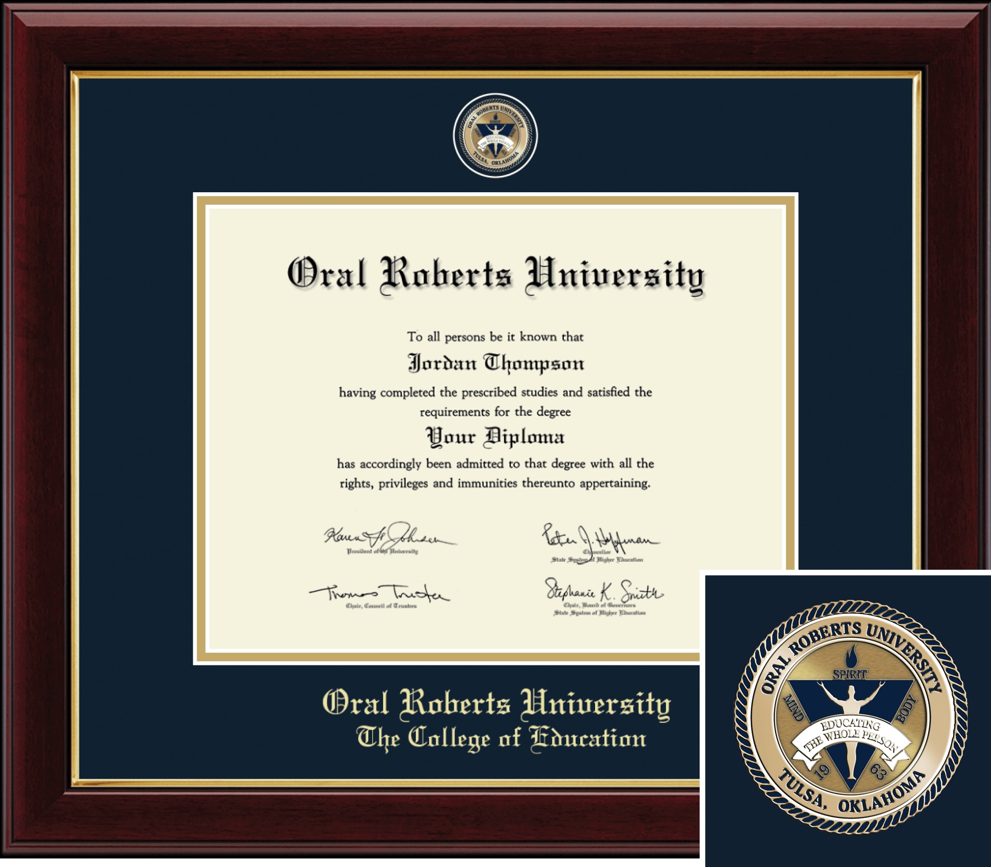 Church Hill Classics Masterpiece Education Diploma Frame
