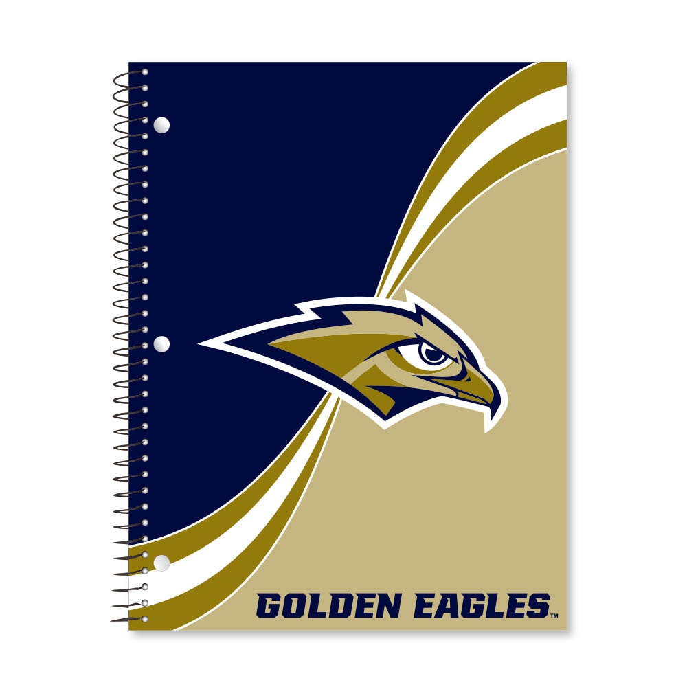 Digi Curve Divide 1 Subject 11"x8.5" 70 Count College Ruled Spiral Notebook