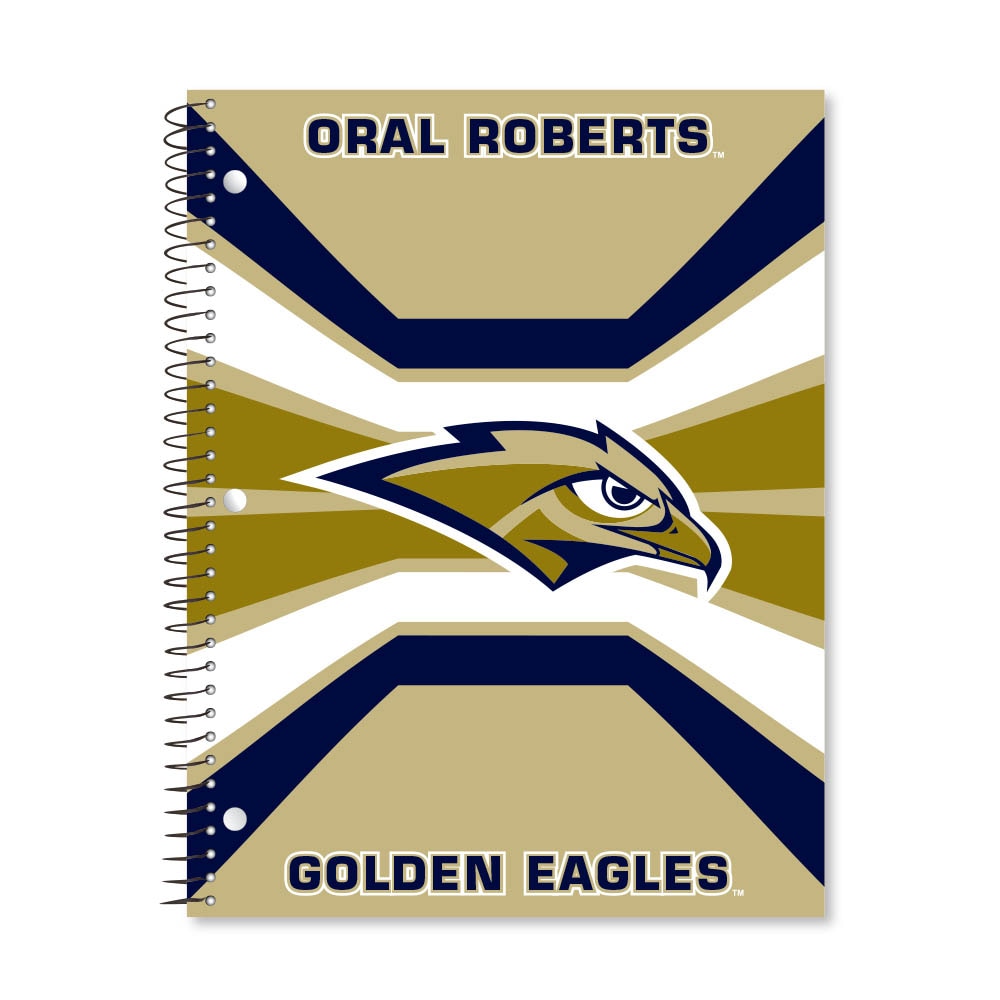 Digi Color Warp 1 Subject 11"x8.5" 70 Count College Ruled Spiral Notebook