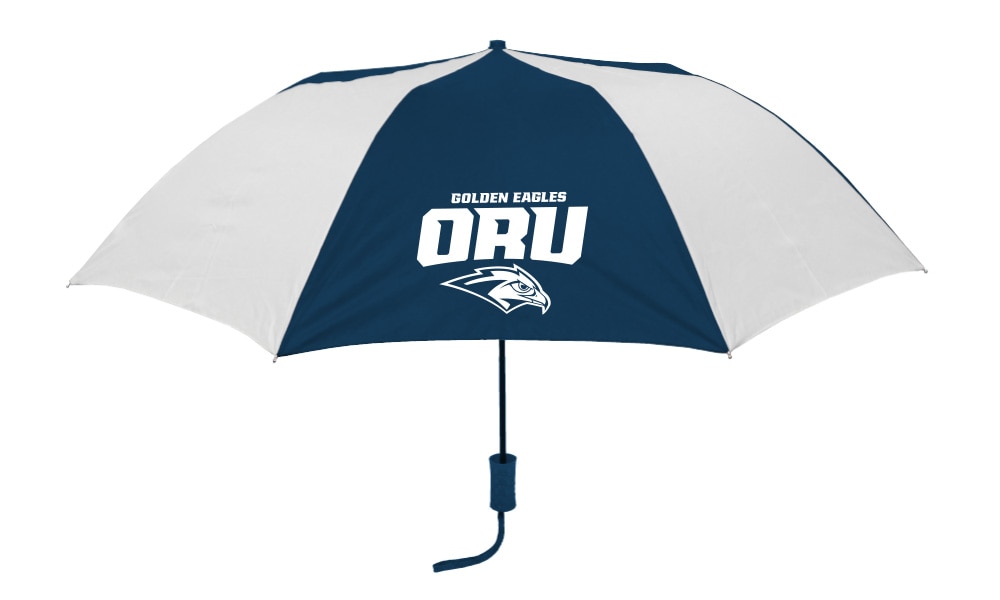 "The Sport" 2-Tone Emblematic Umbrella Automatic Folding 48" Coverage