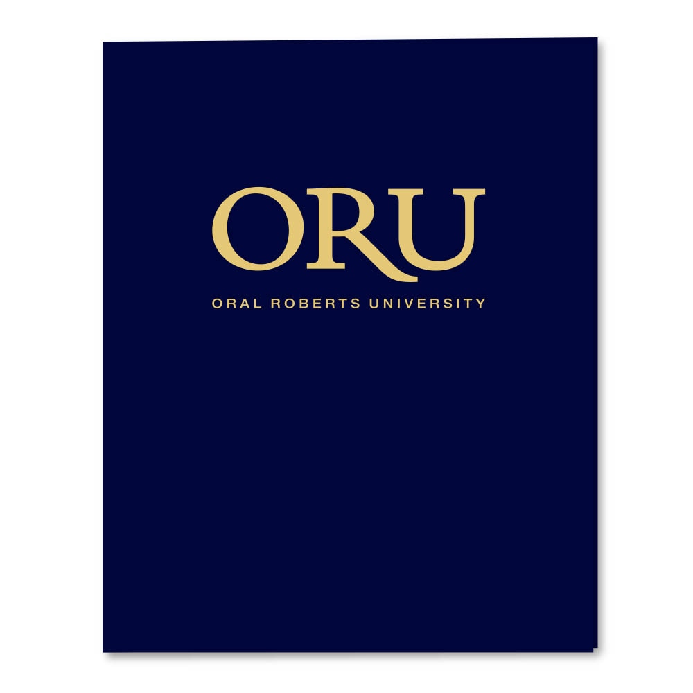 Roaring Twin Pocket Laminated Foil Portfolio 11 x 8.36