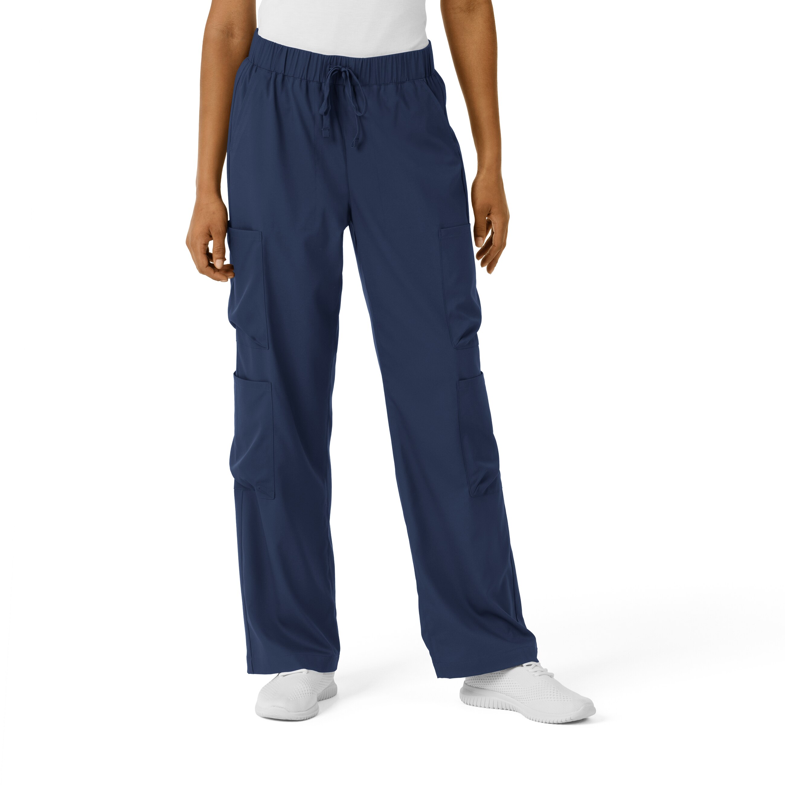 5451 Women's Classic Wide Leg Cargo Scrub Pant Navy