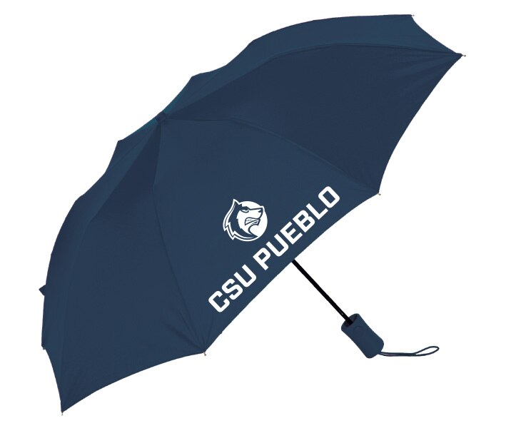 "The Victory" Solid Emblematic Umbrella Automatic Folding 42" Coverage