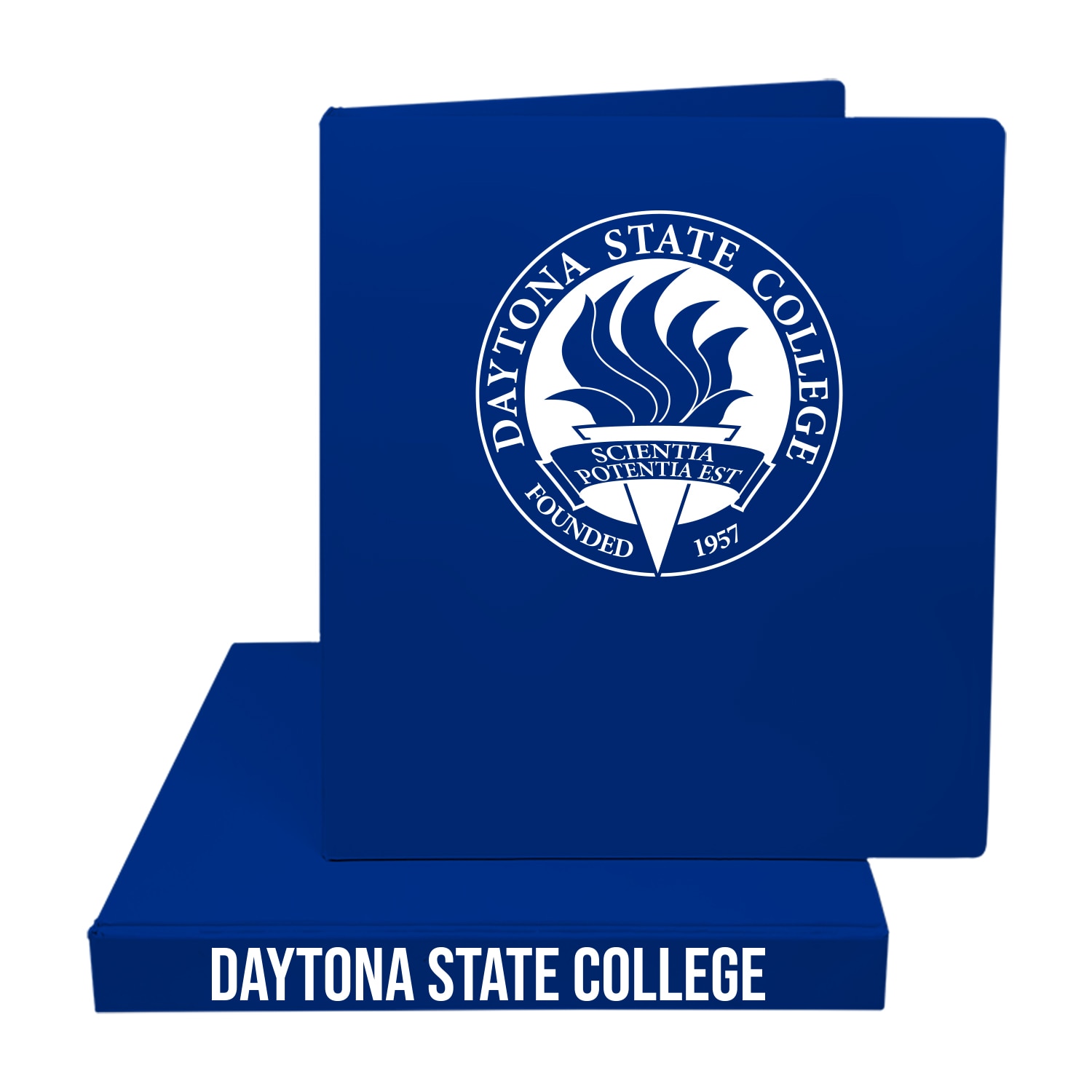 1" Imprinted Binder Mascot