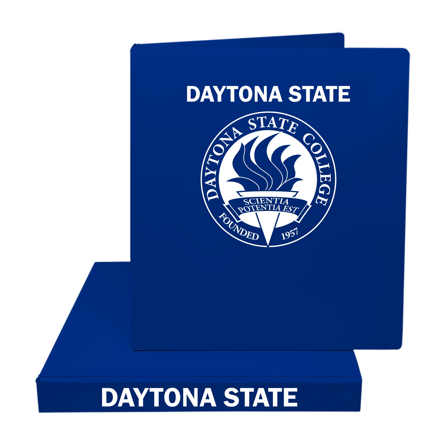 1" Imprinted Binder Short School Name