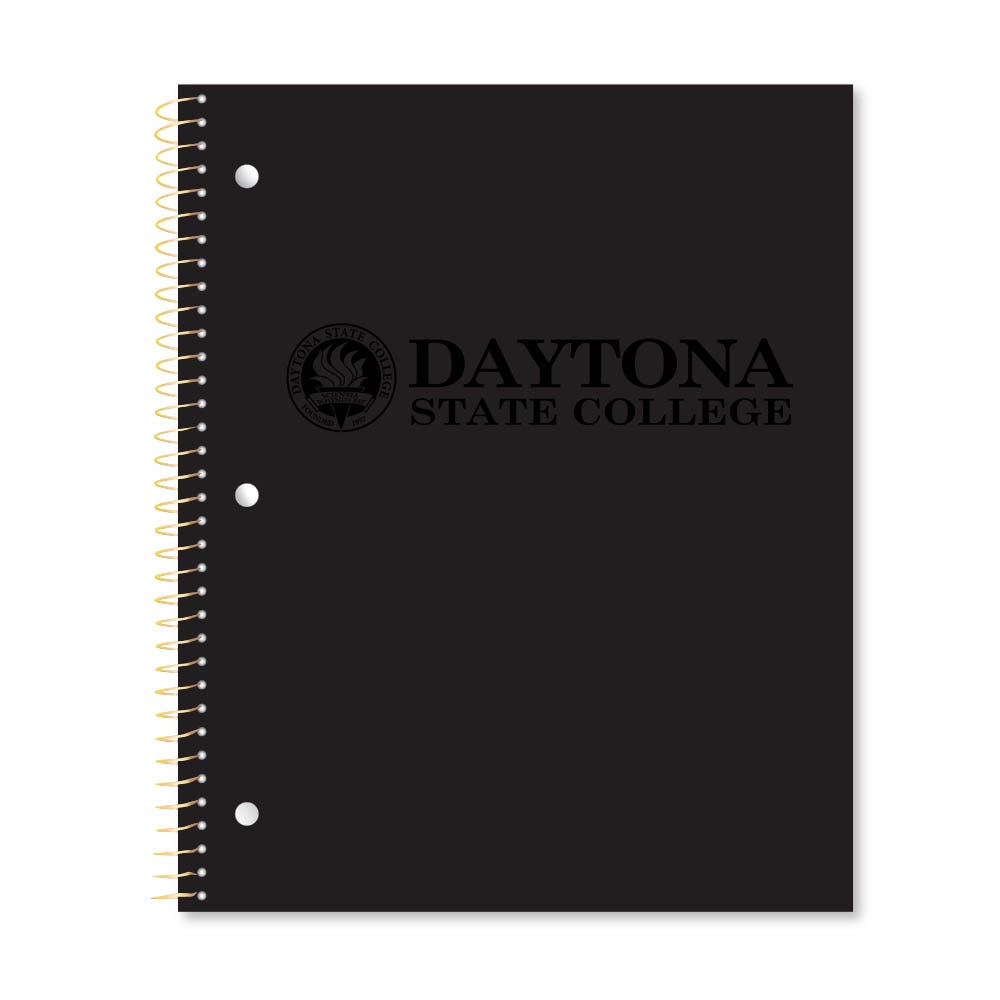 Roaring Premium 1 Subject Notebook 9x11 College Ruled 20lb Paper Impressions Leatherette Burnish Cover