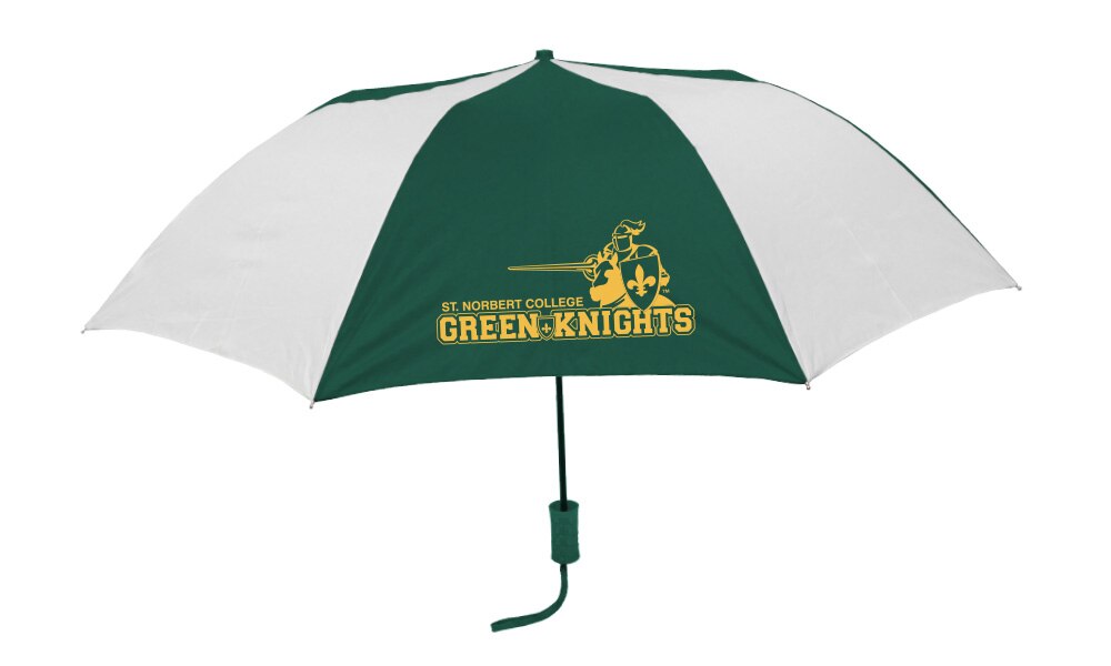 "The Sport" 2-Tone Emblematic Umbrella Automatic Folding 48" Coverage
