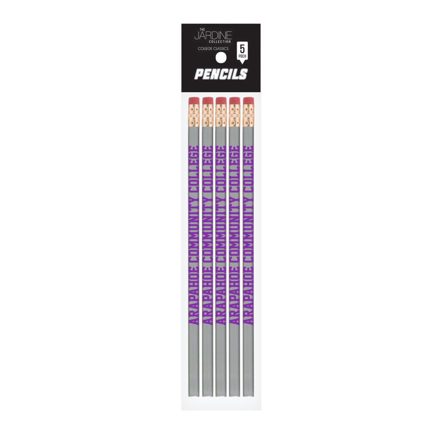 Emblematic Pencil 5pk School Name