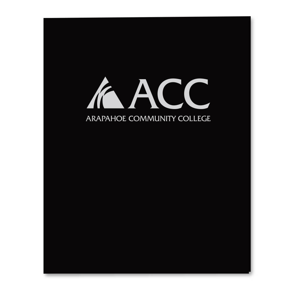 Roaring Twin Pocket Laminated Foil Portfolio 11 x 8.36